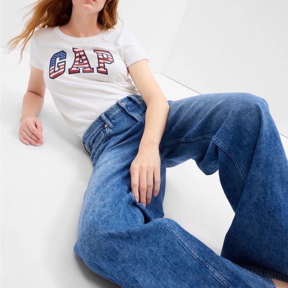 NWT GAP Favorite Graphic T-Shirt COLOR USA LOGO SIZE LARGE - Picture 4 of 6